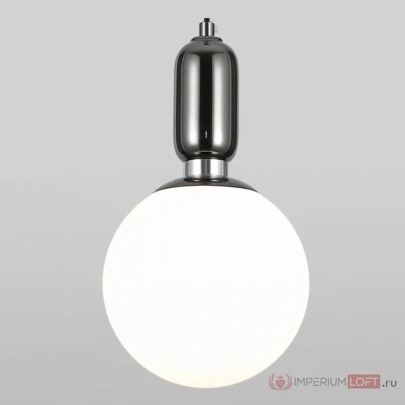 Подвесной светильник Eurosvet Bubble 50197/1 Цвет плафонов кремовый Цвет арматуры черный от ImperiumLoft