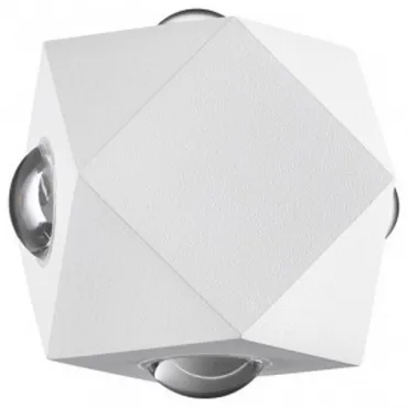 Накладной светильник Odeon Light Diamanta 4219/8WL Цвет арматуры белый Цвет плафонов белый от ImperiumLoft
