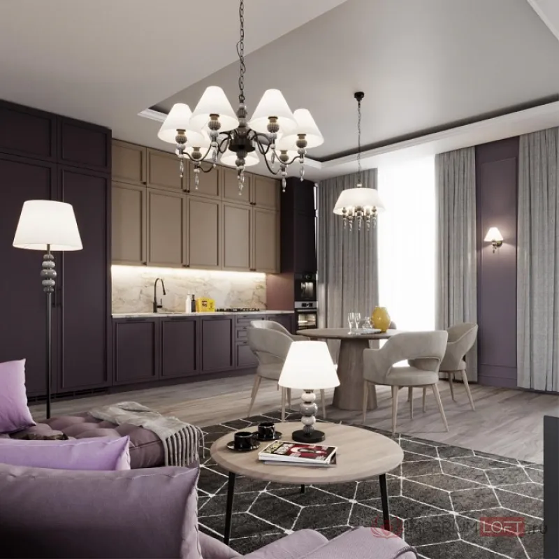 Подвесная люстра Odeon Light Sochi 4896/5 от ImperiumLoft