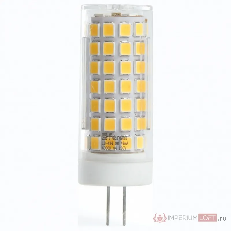 Лампа светодиодная Feron Lb 434 G4 9Вт 4000K 38144 от ImperiumLoft