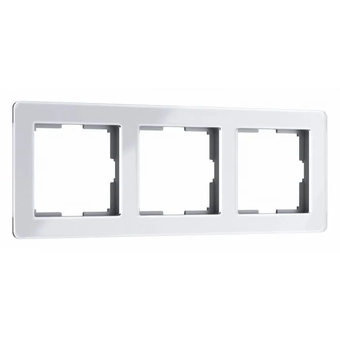 Рамка на 3 поста Werkel Acrylic белый W0032701 от ImperiumLoft