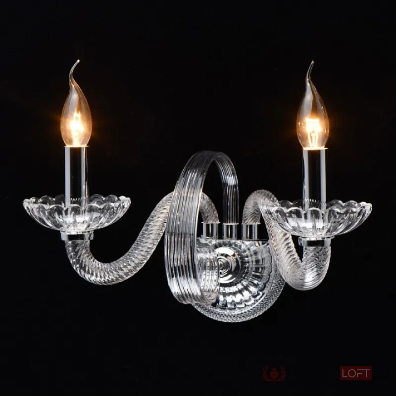 Бра MW-Light Элла 483023702 Цвет арматуры хром Цвет плафонов неокрашенный от ImperiumLoft