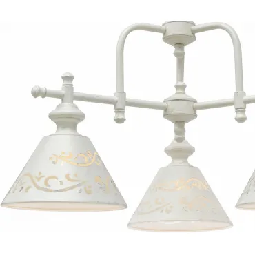 Подвесная люстра Arte Lamp Kensington A1511LM-3WG Цвет арматуры белый Цвет плафонов белый от ImperiumLoft