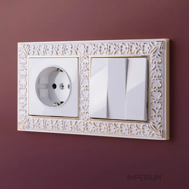 Розетка с заземлением и шторками, без рамки Werkel белый W1171101 Розетка с заземлением и шторками, без рамки Werkel белый W1171101