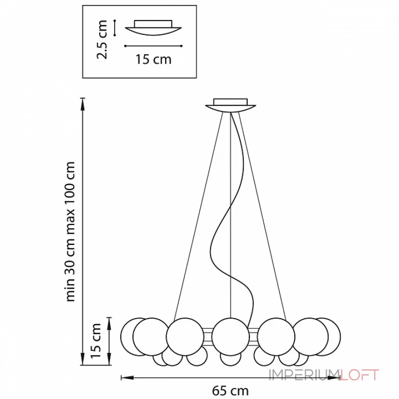 Подвесная люстра Lightstar Sferetta 801124 Подвесная люстра Lightstar Sferetta 801124