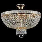 Люстра на штанге Maytoni Bella DIA750-PT40-WG Цвет арматуры золото Цвет плафонов прозрачный от ImperiumLoft