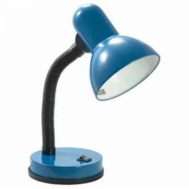 Настольная лампа офисная Lussole Praha LST-4124-01 Цвет арматуры синий Цвет плафонов синий