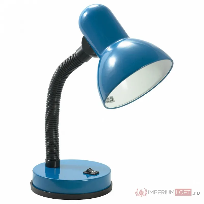 Настольная лампа офисная Lussole Praha LST-4124-01 Цвет арматуры синий Цвет плафонов синий от ImperiumLoft