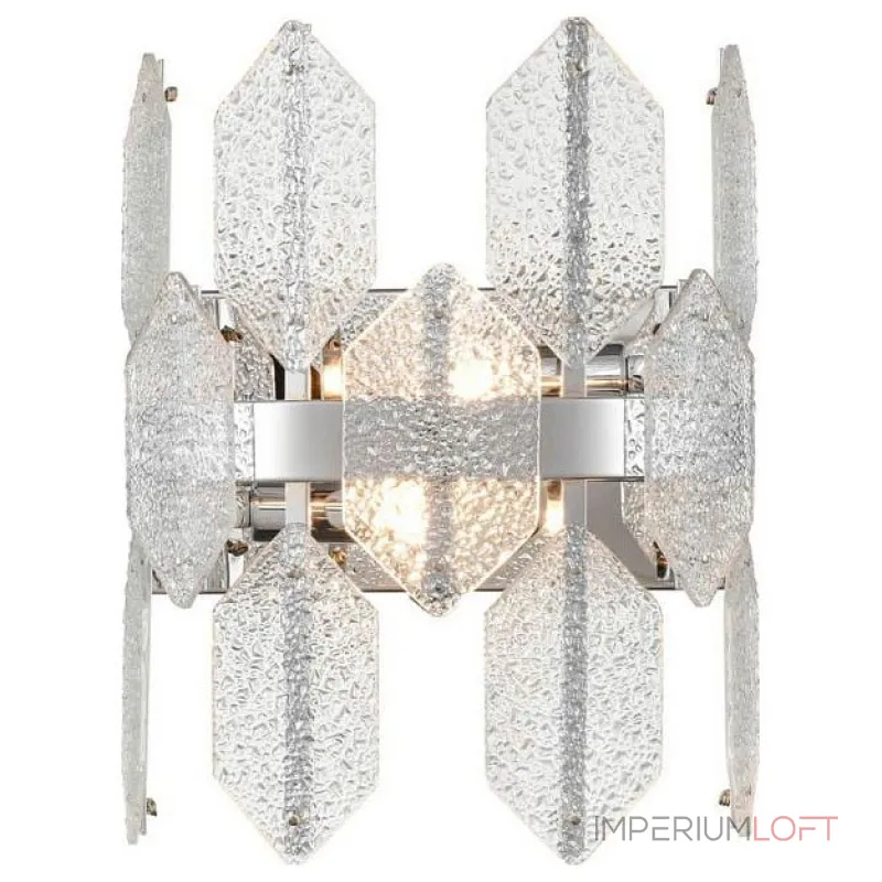 Бра Vele Luce Polaris VL4153W01 Цвет арматуры хром Цвет плафонов прозрачный