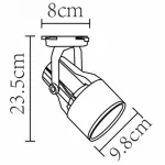 светильник на штанге Arte Lamp Lyra A6252PL-1BK от ImperiumLoft