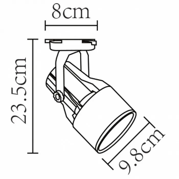 светильник на штанге Arte Lamp Lyra A6252PL-1BK от ImperiumLoft