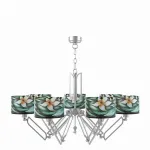 Подвесная люстра Lamp4You Hightech 15 M1-07-SN-LMP-Y-12 Цвет арматуры никель Цвет плафонов разноцветный от ImperiumLoft