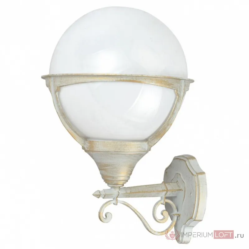 Светильник на штанге Arte Lamp Monaco A1491AL-1WG Цвет арматуры золото Цвет плафонов белый от ImperiumLoft