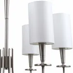 Подвесная люстра Stilfort Flokky 1044/11/06P Цвет арматуры никель Цвет плафонов белый от ImperiumLoft