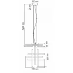 Подвесной светильник Horoz Electric Asfor HRZ00002298
