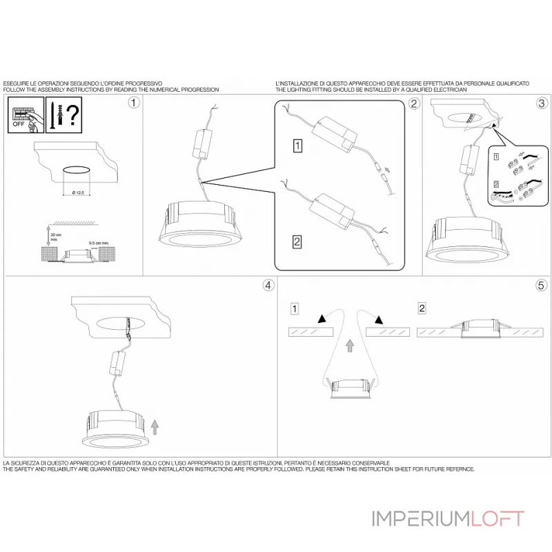 Встраиваемый светильник Ideal Lux Basic Accent BASIC ACCENT 20W 4000K Цвет арматуры белый