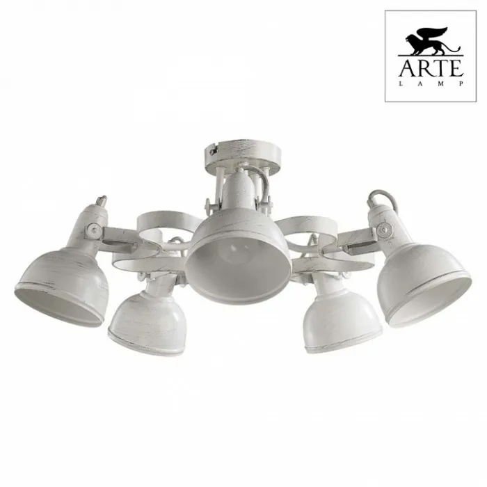 Люстра на штанге Arte Lamp Martin A5216PL-5WG Цвет арматуры золото Цвет плафонов золото от ImperiumLoft