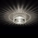 Встраиваемый светильник Lightstar Lei Faceto 006350 Цвет арматуры хром Цвет плафонов прозрачный от ImperiumLoft