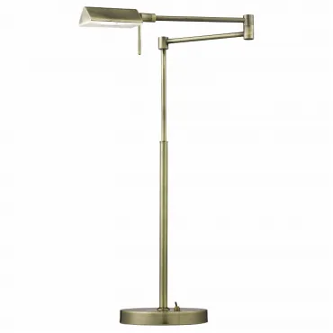 Настольная лампа офисная Arte Lamp Wizard A5665LT-1AB Цвет арматуры бронза Цвет плафонов бронза