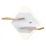 Накладной светильник Ambrella Wall FW100 Цвет арматуры коричневый Цвет плафонов белый