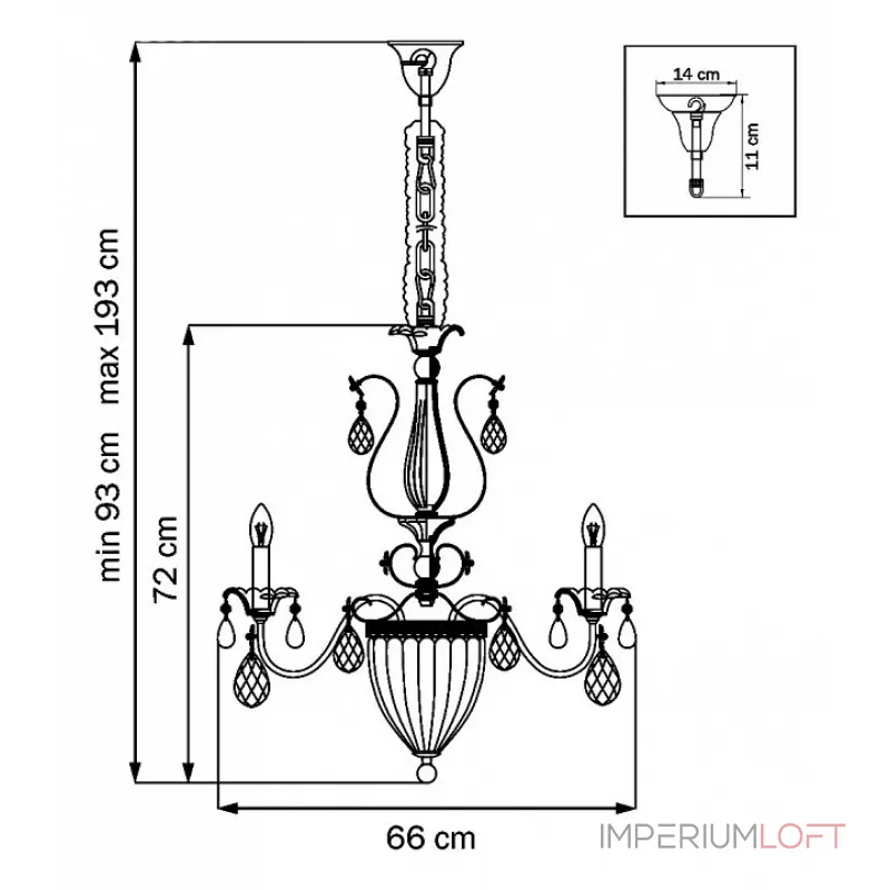 Подвесная люстра Lightstar Schon 790111 Подвесная люстра Lightstar Schon 790111