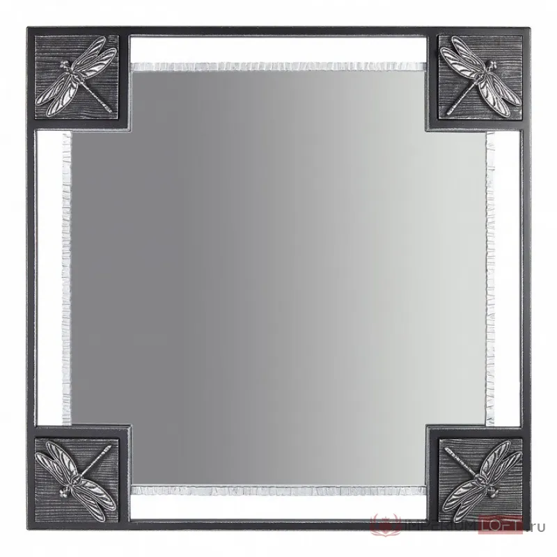Зеркало настенное (72x72 см) Стрекозы V20044 от ImperiumLoft