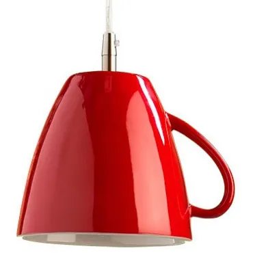Подвесной светильник Arte Lamp Cafeteria A6605SP-1RD Цвет арматуры хром Цвет плафонов красный от ImperiumLoft