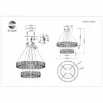 Подвесная люстра ST-Luce Estense SL6203.403.65 от ImperiumLoft