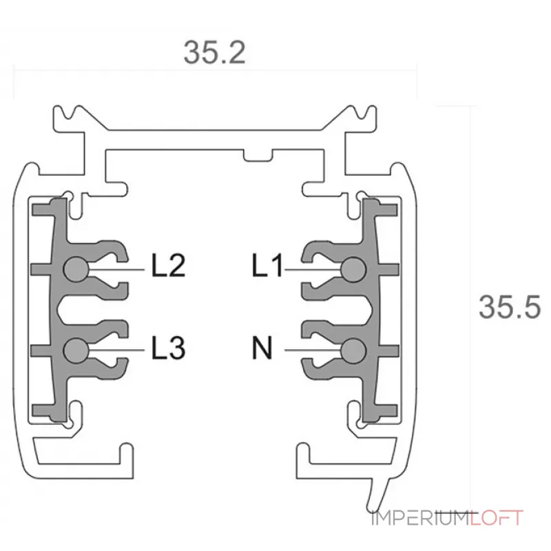 Трек накладной Deko-Light D Line 710000