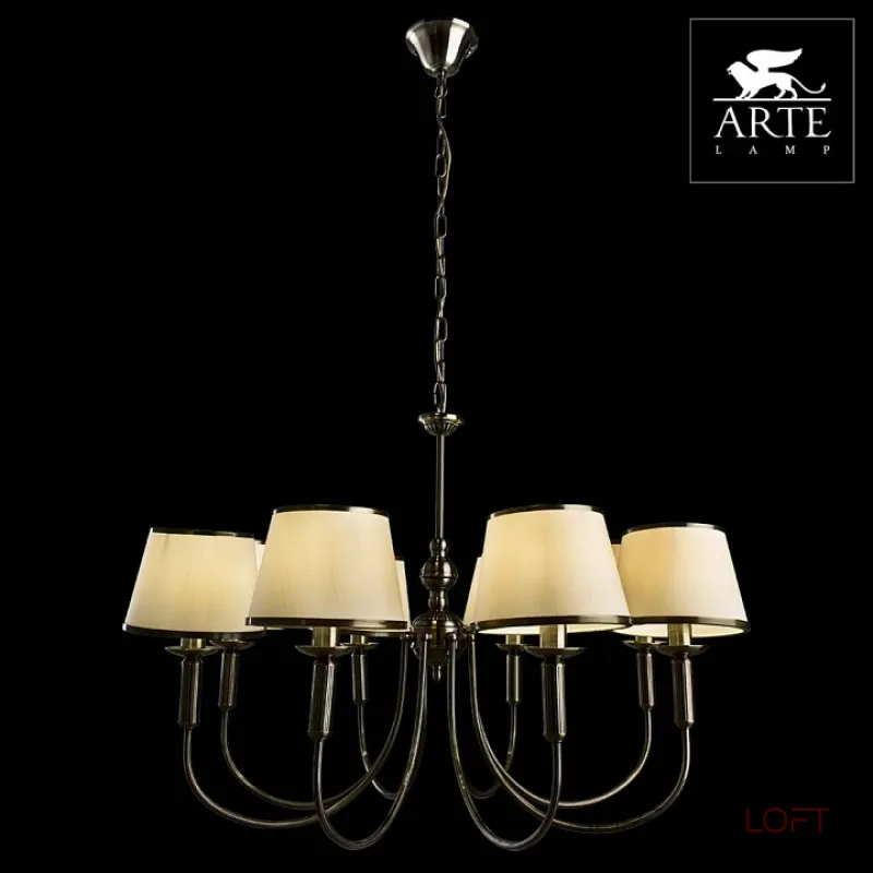 Подвесная люстра Arte Lamp Alice A3579LM-8AB 