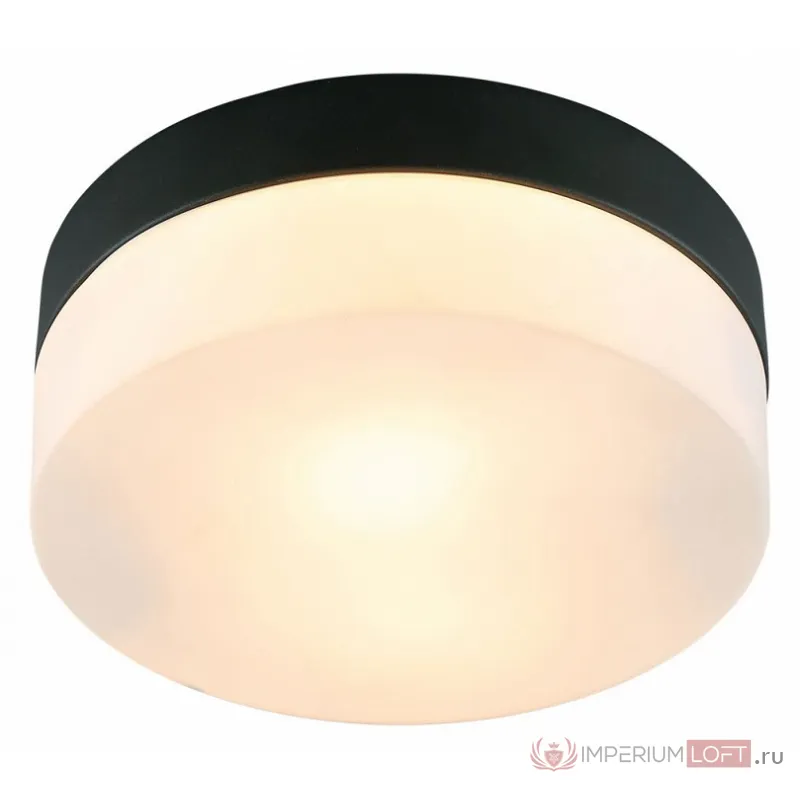Накладной светильник Arte Lamp Aqua-Tablet A6047PL-1BK Цвет арматуры Черный Цвет плафонов Белый от ImperiumLoft