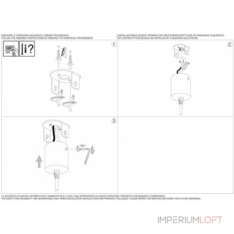 Подвесной светильник Ideal Lux Ultrathin ULTRATHIN SP1 SMALL NERO