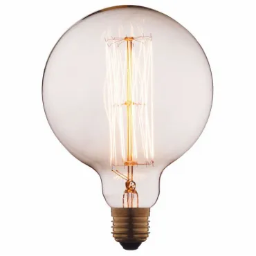 Лампа накаливания Loft it Bulb G12560 E27 60Вт K G12560 Цвет арматуры белый Цвет плафонов прозрачный
