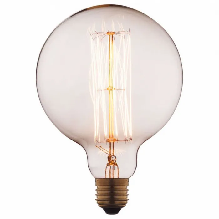 Лампа накаливания Loft it Bulb G12560 E27 60Вт K G12560 Цвет арматуры белый Цвет плафонов прозрачный от ImperiumLoft