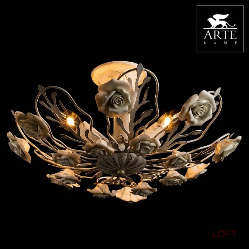 Потолочная люстра Arte Lamp Idillio A6356PL-4WG 