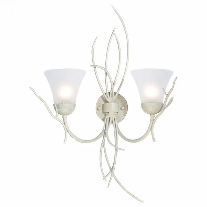 Бра Arte Lamp Brushwood A4111AP-2WA Цвет арматуры белый Цвет плафонов белый от ImperiumLoft