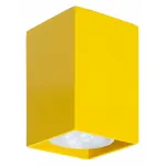 Накладной светильник TopDecor Tubo 6 SQ Tubo6 SQ P1 16 Цвет арматуры желтый