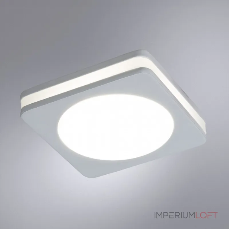 Встраиваемый светильник Arte Lamp Tabit A8432PL-1WH Цвет арматуры Белый Цвет плафонов Белый Встраиваемый светильник Arte Lamp Tabit A8432PL-1WH Цвет арматуры Белый Цвет плафонов Белый