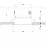 Встраиваемый светильник Elektrostandard Nuta 25026/LED