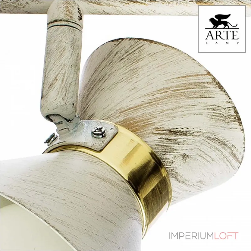Спот Arte Lamp Baltimore A1406AP-2WG Цвет арматуры золото Цвет плафонов белый от ImperiumLoft Спот Arte Lamp Baltimore A1406AP-2WG Цвет арматуры золото Цвет плафонов белый от ImperiumLoft