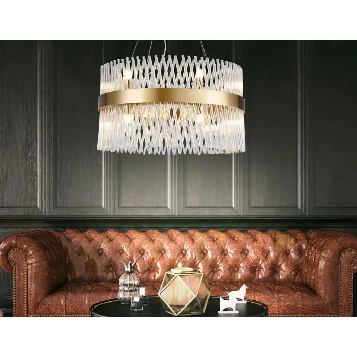 Подвесной светильник Ambrella Traditional 15 TR5361 Цвет арматуры золото Цвет плафонов прозрачный от ImperiumLoft