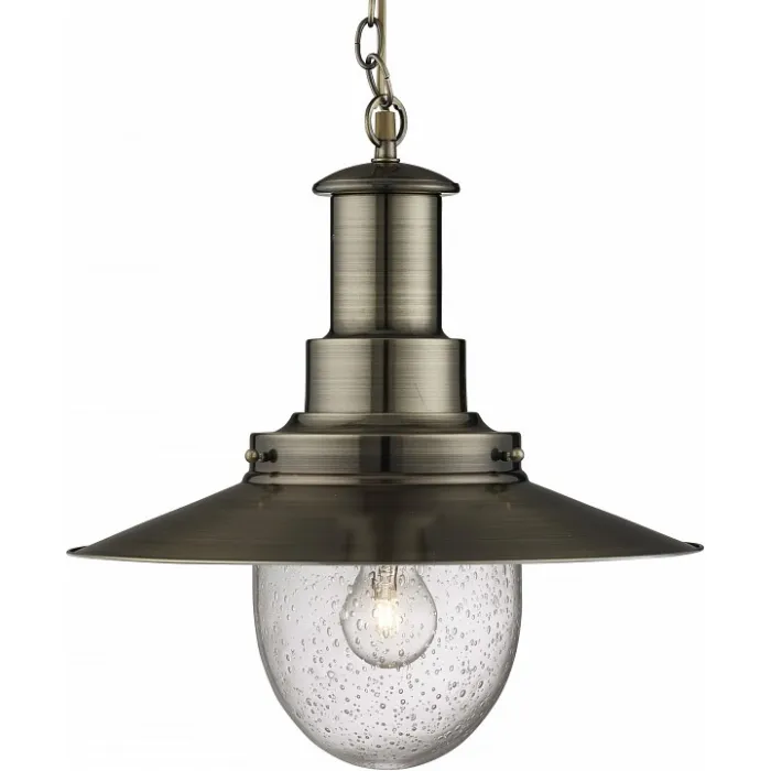 Подвесной светильник Arte Lamp Fisherman A5540SP-1AB Цвет арматуры бронза Цвет плафонов прозрачный от ImperiumLoft