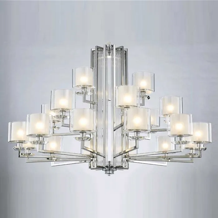 Потолочная люстра Newport 4400 4412+6+3/C chrome Цвет арматуры хром Цвет плафонов прозрачный от ImperiumLoft