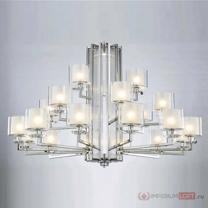 Потолочная люстра Newport 4400 4412+6+3/C chrome Цвет арматуры хром Цвет плафонов прозрачный от ImperiumLoft