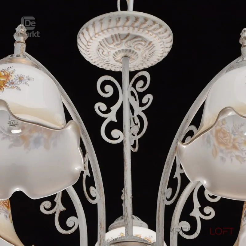 Подвесная люстра DeMarkt City Моника 3 372012705 Цвет плафонов белый Цвет арматуры золото от ImperiumLoft Подвесная люстра DeMarkt City Моника 3 372012705 Цвет плафонов белый Цвет арматуры золото от ImperiumLoft