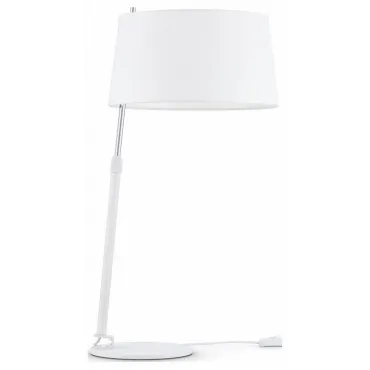 Настольная лампа декоративная Maytoni Bergamo MOD613TL-01W Цвет арматуры хром Цвет плафонов белый от ImperiumLoft