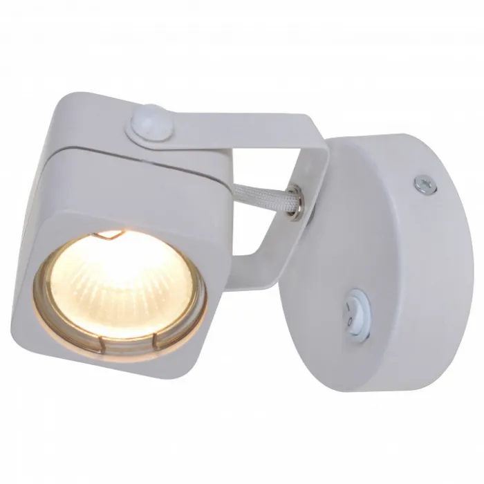 Бра Arte Lamp Lente A1314AP-1WH Цвет арматуры белый Цвет плафонов белый от ImperiumLoft