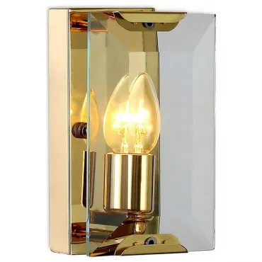 Накладной светильник Ambrella Traditional 6 TR5157 GD/CL золо/прозрачный E14/1 max 40W 210*130*100 Цвет арматуры золото Цвет плафонов прозрачный