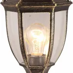 Наземный низкий светильник Arte Lamp 3151 A3151FN-1BN Цвет арматуры золото Цвет плафонов прозрачный