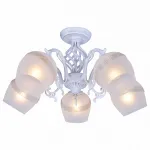 Люстра на штанге TopLight Iris TL1140-5H Цвет арматуры золото Цвет плафонов желтый от ImperiumLoft